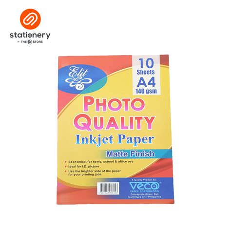 Elit Sticker Paper A4 100 Sheets per Pack – SM .